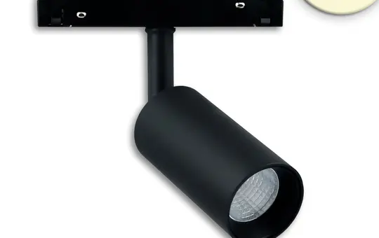 ISOLED 116091 DALI-Schienenstrahler für Track48 NV 16 W, 3000 K, 30° | schwarz