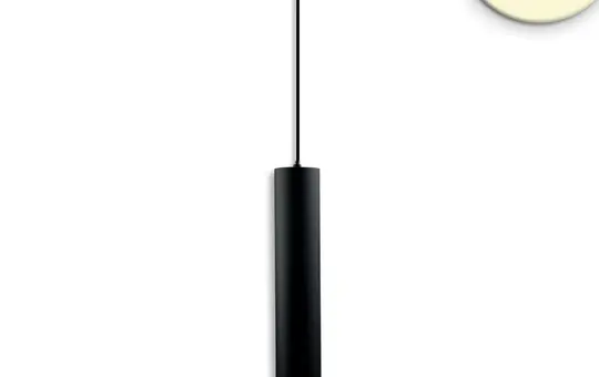 ISOLED 116095 DALI-Hängeleuchte Pipe für Track48 NV 15 W, 3000 K | schwarz