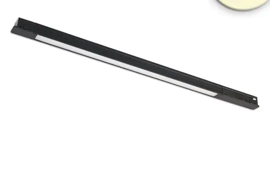 ISOLED 117100 Mini-Linearleuchte für Track48 NV 3000 K, Line+ | schwarz | 42 cm