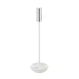 SIGOR 4564601 Akku-Tischleuchte Nucandle 1,6 W 2700K IP54 180lm Ra85 | keramikweiß/chrom
