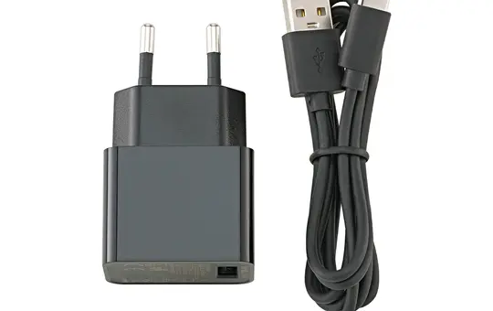 SIGOR 4590301 USB-C Ladekabel & Netzteil gerade | schwarz | 1200 mm
