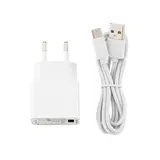SIGOR 4590401 USB-C Ladekabel & Netzteil gerade | weiß | 1200 mm