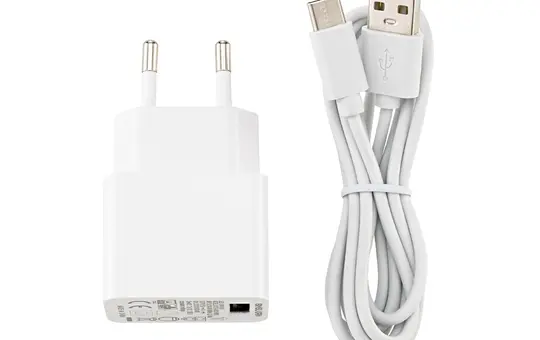 SIGOR 4590401 USB-C Ladekabel & Netzteil gerade | weiß | 1200 mm