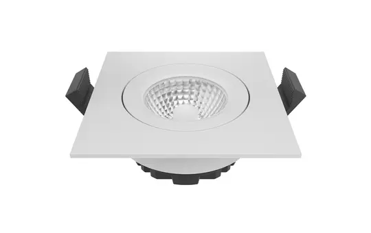 SIGOR 5734201 Einbauleuchte 68 Diled eckig 6W 380lm 3000K 36° dim | weiß