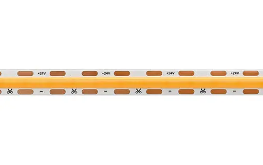 SIGOR 5913501 10W/m COB Free Cut LED-Streifen 3000K 546 LED/m 24V IP00 | 5 m