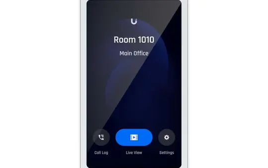 UBIQUITI UniFi UA-Intercom-Viewer Türinnenstation 5 Zoll Touch-Display | weiß