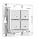 SHELLY WS 4 w 12 V Wandtaster für Tasterinterfaces 4-fach | weiß
