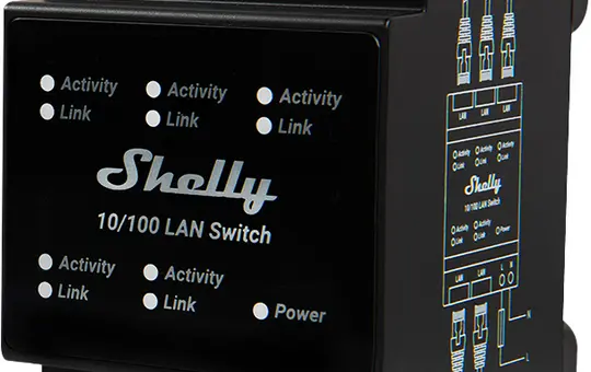 SHELLY LAN Switch 5-fach