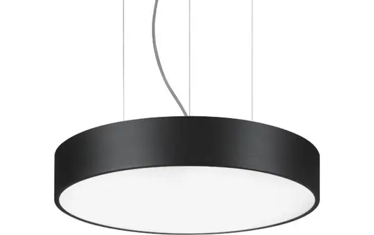 BRUMBERG 13601183 LED-Pendel-Flächenleuchte BIRO CIRCLE rund, 70 W, 7328 lm, 3000 K, direkt | strukturschwarz | 750 mm