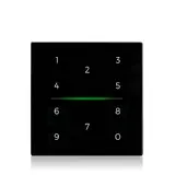 EELECTRON 9025GKP10L3 Glasrahmen für KNX-Codetastatur Standard | schwarz