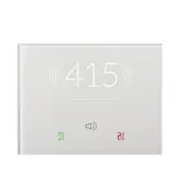 EELECTRON 9025GTR303L01 Glasabdeckung für Hotelcard-Leser RGB, 3-modulig | weiß