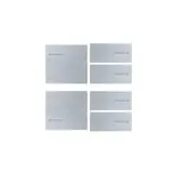 EELECTRON BK24MT-SH Tastensatz 2x links, 4x rechts | Metal Silver