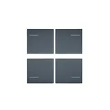EELECTRON BK04FX-0724 Tastensatz 4 Stück | Fenix Grey 0724