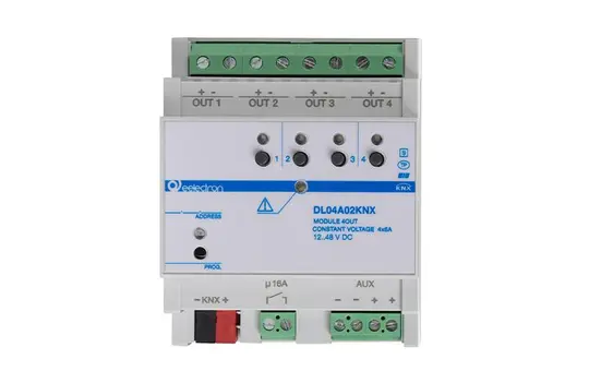EELECTRON DL04A02KNX KNX-LED-Dimmaktor 4-fach