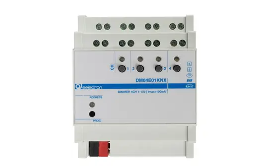 EELECTRON DM04E01KNX KNX-1-10 V-Dimmaktor 4-fach