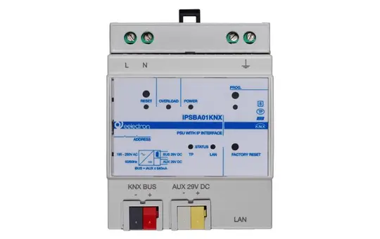 EELECTRON IPSBA01KNX KNX-Spannungsversorgung Secure 640 mA, mit IP-Interface, MQTT