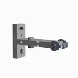 ETHERMA 45063 T-Halter schwenkbar für EXO COMFORT und BASIC | silber