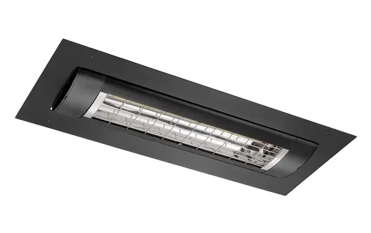 ETHERMA 9300355 Einbau-Infrarotstrahler 2500 W, Blende | nano-anthrazit
