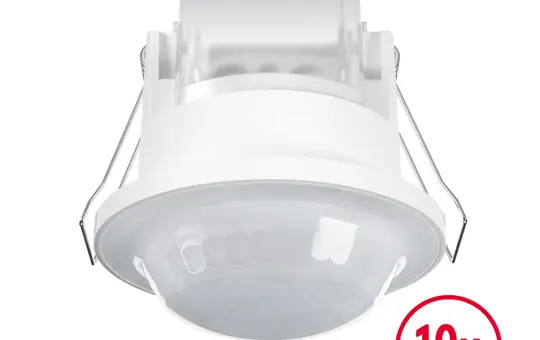 ESYLUX EB10431807 Präsenzmelder PD Basic Express 360°, 8 m, 10 Stück | weiß