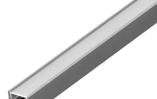 BARTHELME 62378002 Aluminiumprofil BARdolino Midi flach | aluminium eloxiert | 2 m