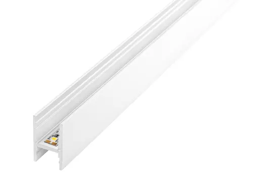 BARTHELME 62399111_9010 Aluminiumprofil BARdolino H reinweiß | 1 m