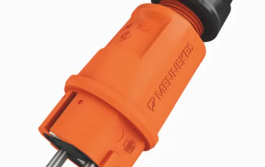 MENNEKES 152042 SCHUKO-Stecker IP54 16 A, 2-polig+PE, 230 V | orange