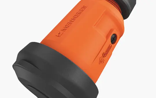 MENNEKES 158041 SCHUKO-Kupplung IP54 16 A, 2-polig+PE, 230 V | orange