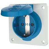 MENNEKES 11031F SCHUKO-Anbausteckdose 16 A, 2-polig+PE, 230 V | blau