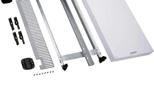 HAGER UD41A2 Baustein universN senkrecht, für Reihenklemmen | 600x250 mm
