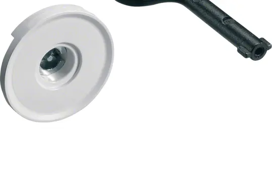 HAGER FZ449N Schließung Doppelbart 3 mm, 1 Schlüssel, für Schrank IP44/54