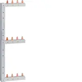 HAGER KCF668S Phasenschiene vertikal 3P+N 3-reihig, links/rechts, L1L2L3N zu L1L2L3N