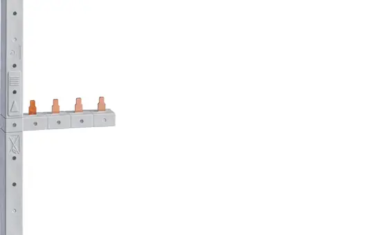 HAGER KCF668S Phasenschiene vertikal 3P+N 3-reihig, links/rechts, L1L2L3N zu L1L2L3N