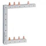 HAGER KCF963L Phasenschiene vertikal 3P+N 2-reihig, links, L1N-L2N-L3N zu L1L2L3N
