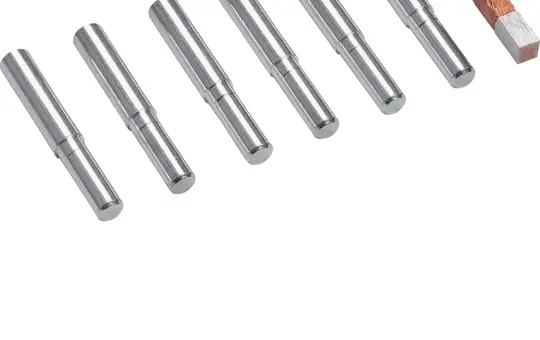 HAGER KJ31Z1 Steckerstifte für Zählersteckklemme 100 A, 1x flexibel, 6x starr