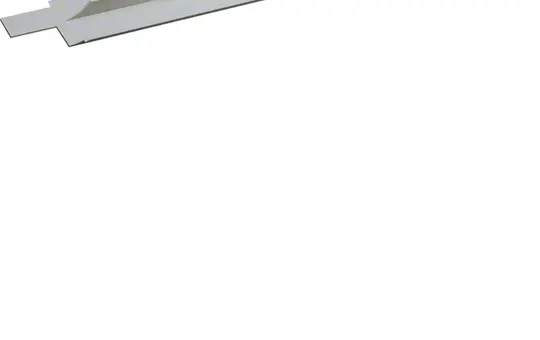 HAGER UZ40F1 Abschottung für Feldverteiler AP senkrecht, schraubbar | 650 mm