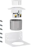 HAGER VZ00APZ SCHUKO-Steckdose REG 1-fach, Haltewinkel, APZ, Euroadapter