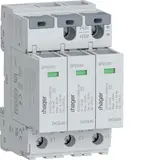 HAGER SPE340 Überspannungsableiter Typ 2 3-polig, 40 kA, TNS/TT, Uc 275V