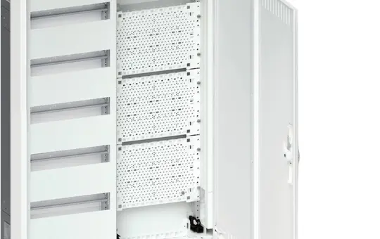 HAGER FWU52K1 Feldverteiler IP30 mit Multimediafeld 2 Felder, 4 Leitungseinführungen | 800 mm