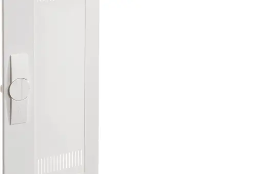 HAGER FZ005NM Tür für Schrank IP3X rechts, Media geschlitzt | reinweiß | 650x300 mm