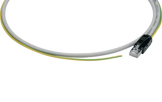 HAGER HTG472H Modbus-Kabel mit RJ45-RJ45, Schirmerdungsanschlussleitung | 2 m
