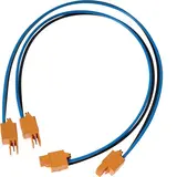 HAGER KU9S40HE Spannungsabgriff universZ APZ und RfZ, für SPDs | schwarz/blau | 800 mm