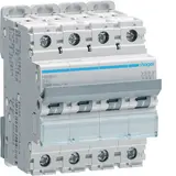 HAGER NBN640 Leitungsschutzschalter 3P+N Typ B 40 A, 10 kA/15 kA