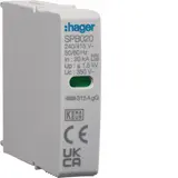 HAGER SPB020 Steckmodul T2 1P L-N SPB420