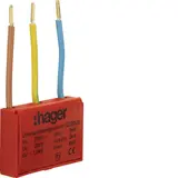 HAGER VZ00US Überspannungsschutz-Modul universal Typ3, 1, 5KV, akustisches Signal