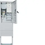 HAGER ZAS205BE24A Zähleranschlusssäule 205 universZ 2 Zählerplätze, eHZ, 4-polig, Basis, APZ