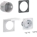 HAGER ZY02SD Bestückungspaket 1x Schuko-Steckdose, für Steckdosenflansch