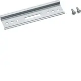 HAGER ZZ842A Hutschiene 6 PLE, Metall, zur Montage auf Lochblech,5x7, 5 mm | 35x116 mm