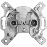 BUSCH-JAEGER 0231-102 Antennendose 2-fach, TV/SAT, Durchgang, gerade