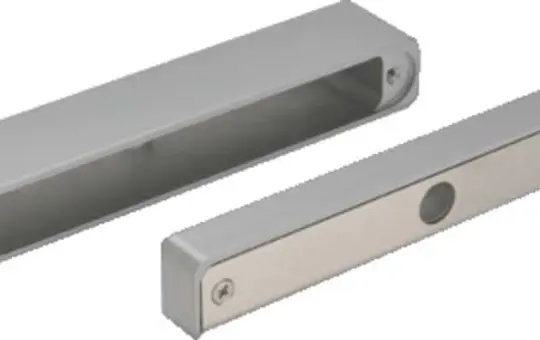 ABUS AZZU10055 Aufbaugehäuse mit Gegenstück für Zargenmontage