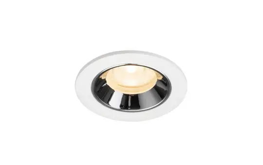 SLV 1009285 LED Deckeneinbauleuchte rund NUMINOS XS 6,9 W, 2700 K, 40° | weiß/chrom